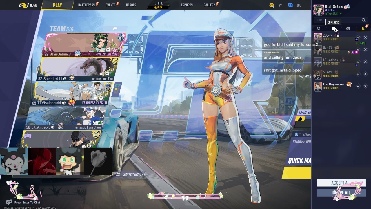 Streamer or chat requested clip.