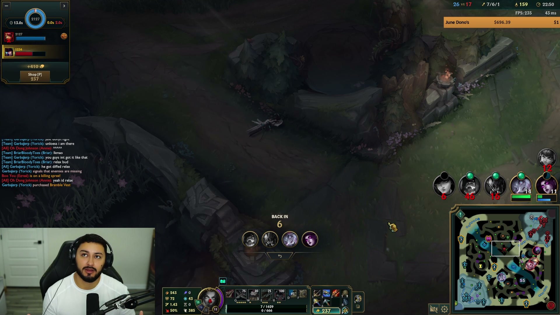 Streamer or chat requested clip.