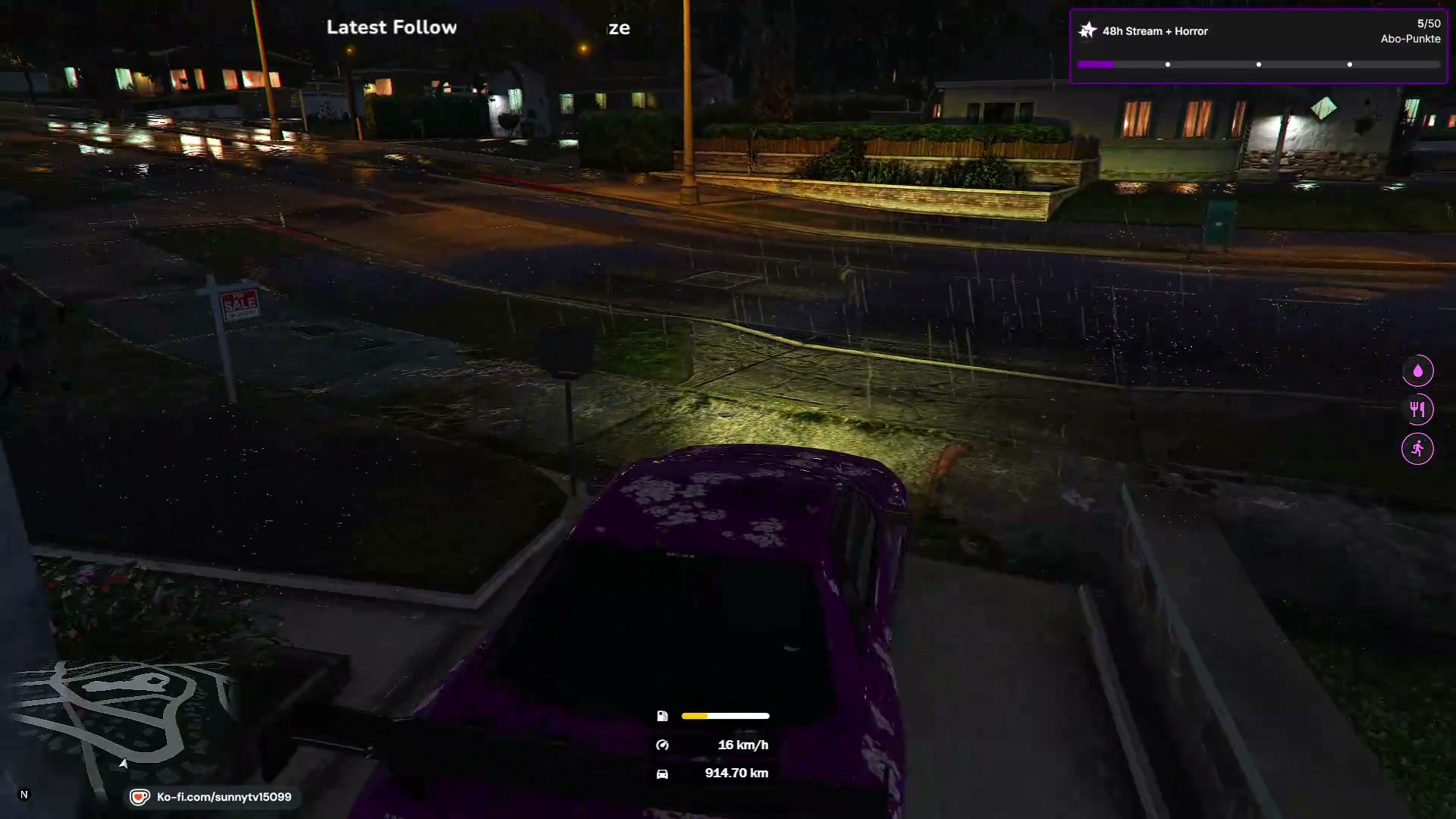 "Rain Looks Cool, Drive Carefully"
