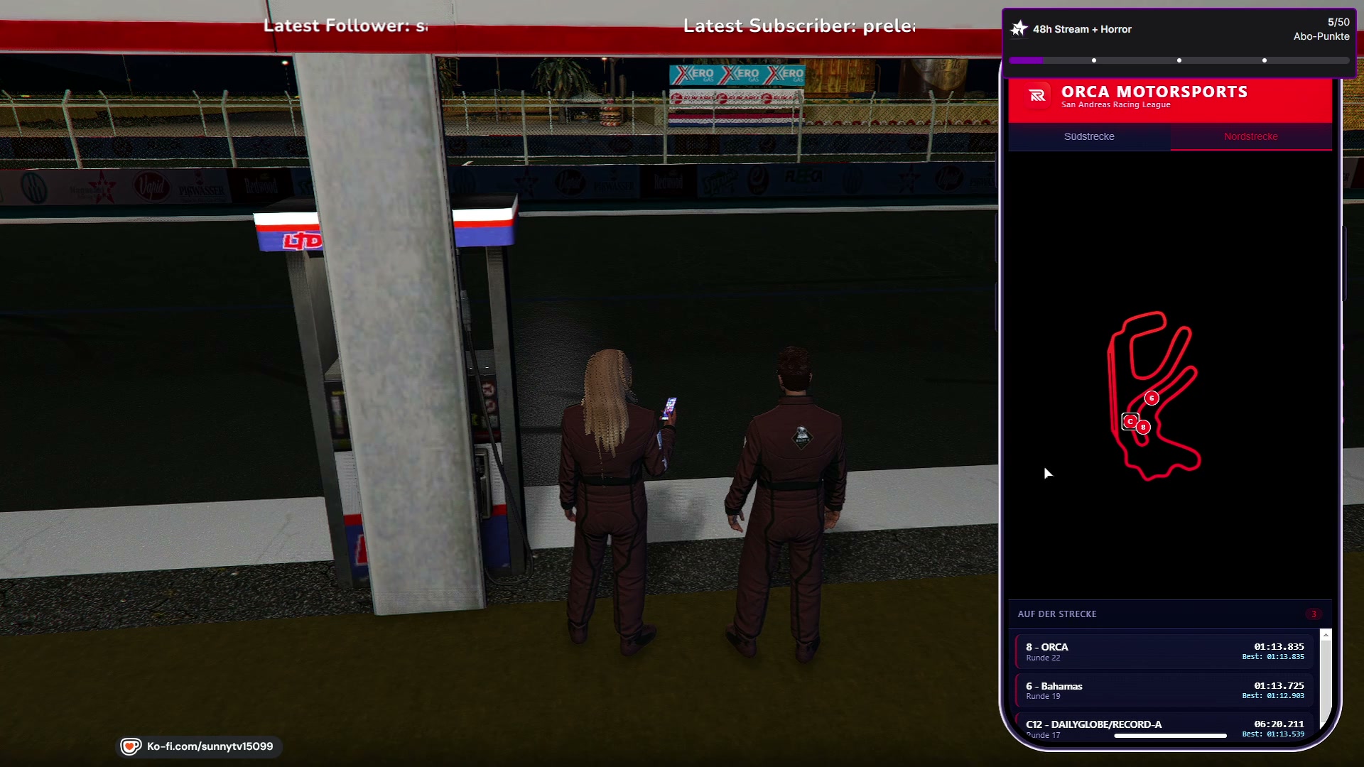 "Race Setup Check-In"