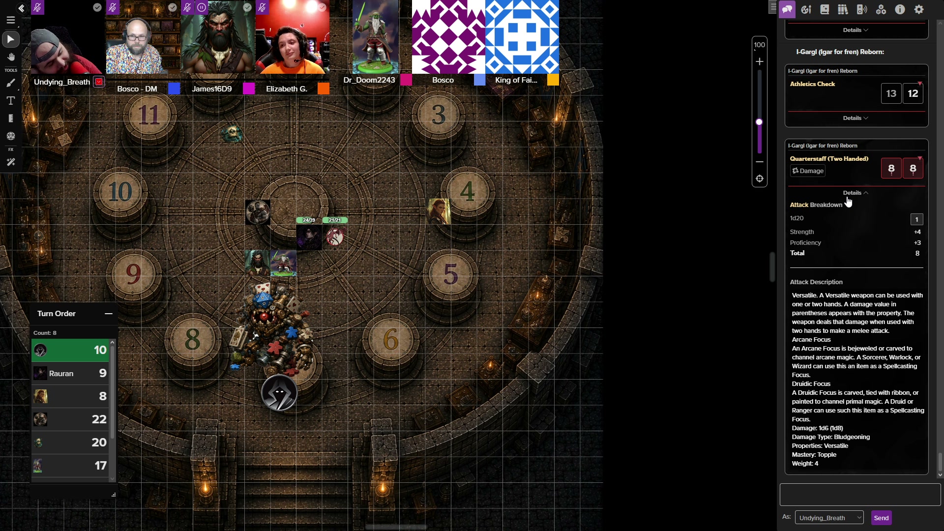 Missed Attack Fail