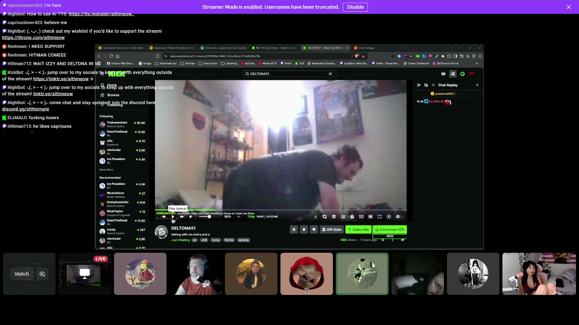 Mid-Stream Madness!